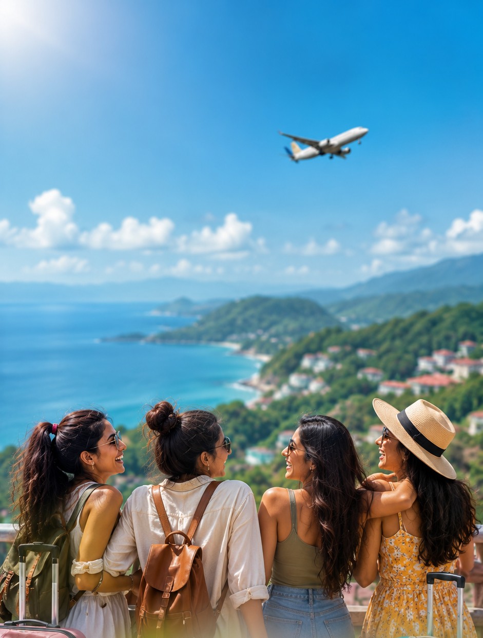 Women travelling together with Herwave